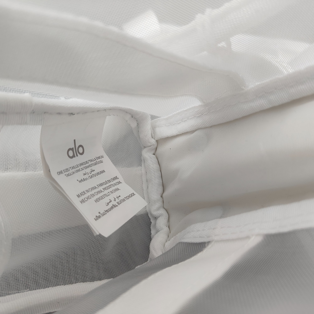 ALO Yoga White Mesh Crossbody Bag - Picture 5 of 8